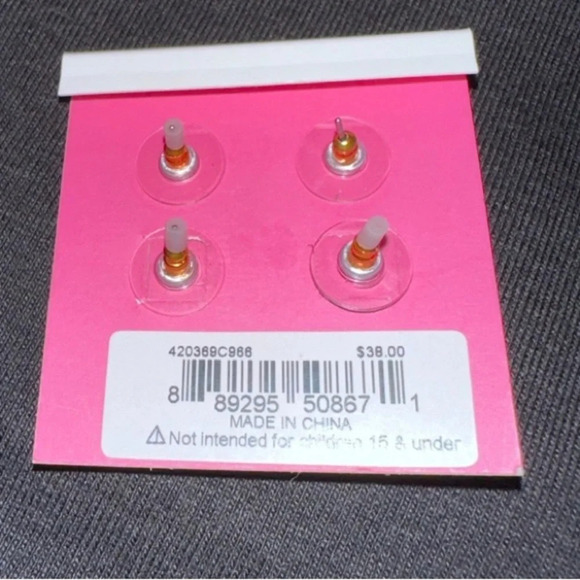 BETSEY JOHNSON SET ‘Back to School’ Pencil Sneaker Cool! Two Pair Earrings NWT - Picture 3 of 3